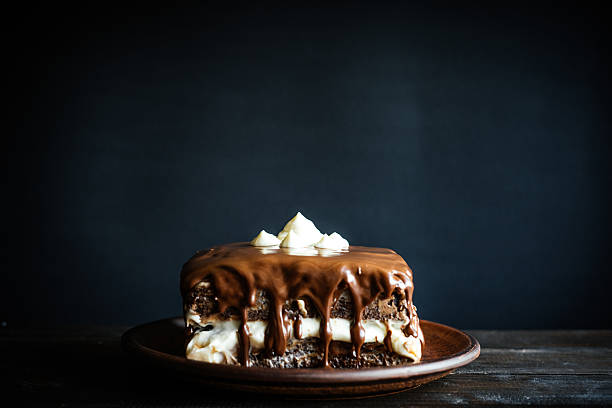 istock Delicious homemade chocolate cake 628287372