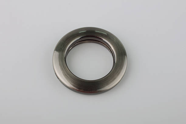 istock Plastic rings for fastening the fabric to the cornice. 628287638