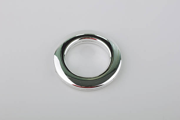 istock Plastic rings for fastening the fabric to the cornice. 628287678
