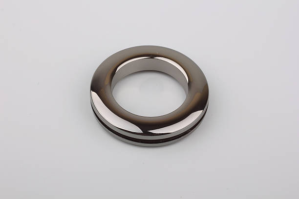 istock Plastic rings for fastening the fabric to the cornice. 628289380