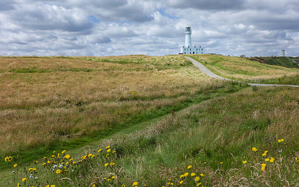 istock Flamborough lighthouse and environs in summer, Yorkshire, UK. 628297182