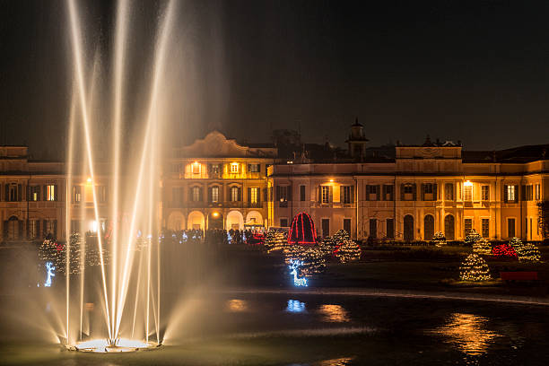 istock Christmas ligths at the park 628298282