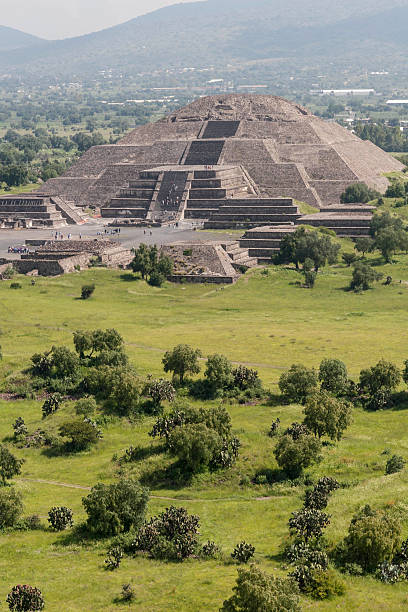 istock Teotihuacan, pyramid of the Moon, Mexico 628298542