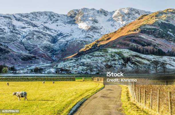 Crinkle Crags At Langdale Stock Photo - Download Image Now - Agricultural Field, Agriculture, Business Finance and Industry