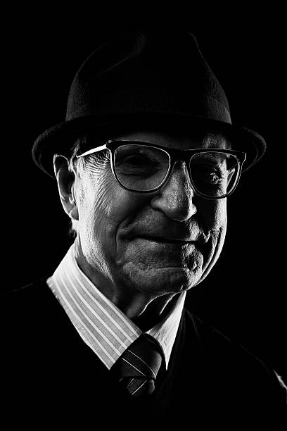 istock Portrait of smiling stylish senior 628304910
