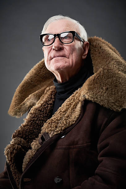 istock Pensive fashionable senior man 628305042