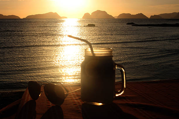 istock Amazing sunset over the sea. Philippines 628306606