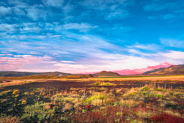 istock Icelandic colorful and wild landscape at summer 628306756