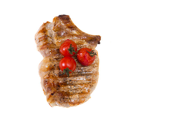istock Juicy thick grilled T-bone beef steak seasoned 628306908