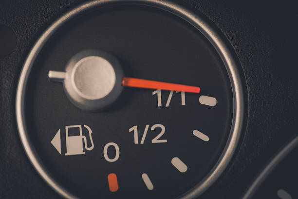 istock Car fuel gauge 628309588