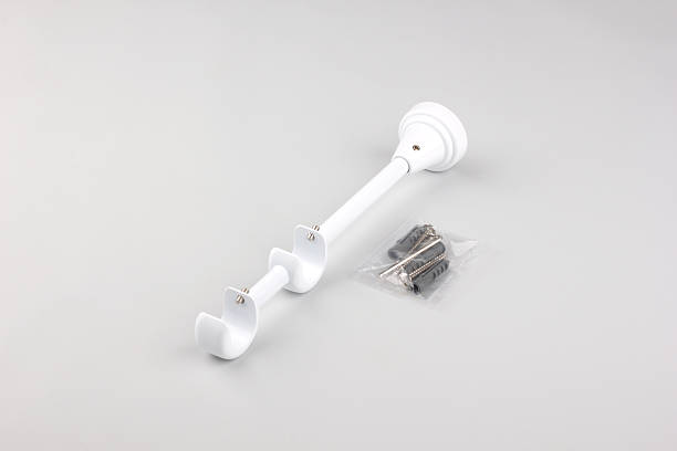 istock Bracket for curtain cornices on the white background. 628318956
