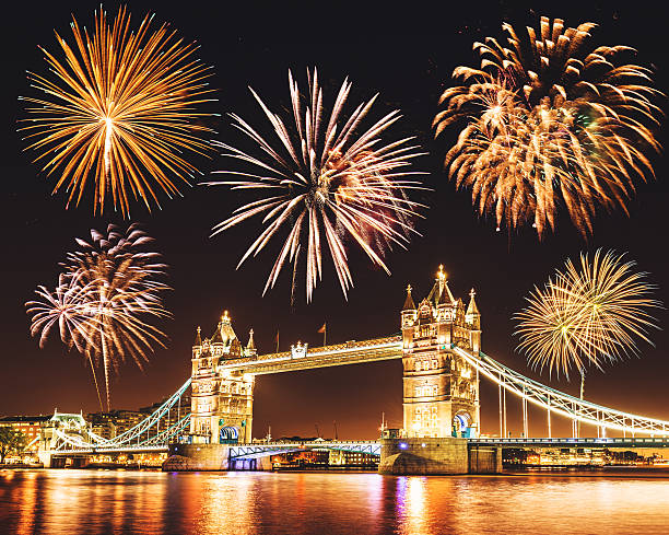 istock new year celebration over the tower bridge for 2016 628325674