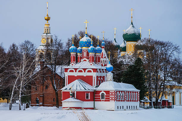 istock Historical complex of orthodox churches 628327834