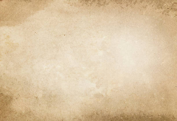 istock Old yellowed and stained paper texture. 628327908