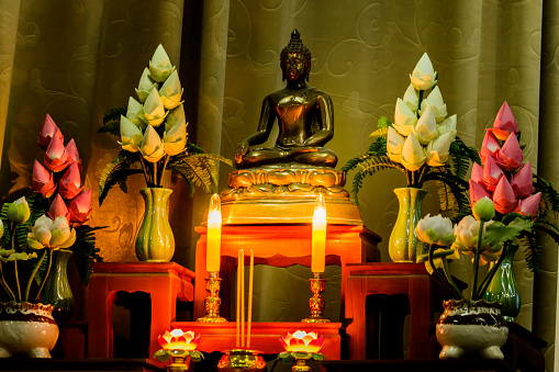 arrangement of offerings in Buddhism's faith