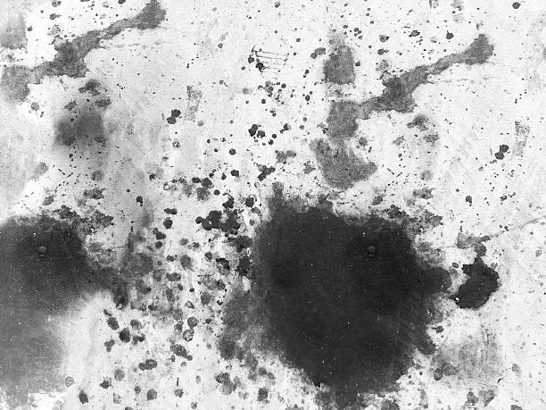 splash dirty oil stain on concrete floor texture