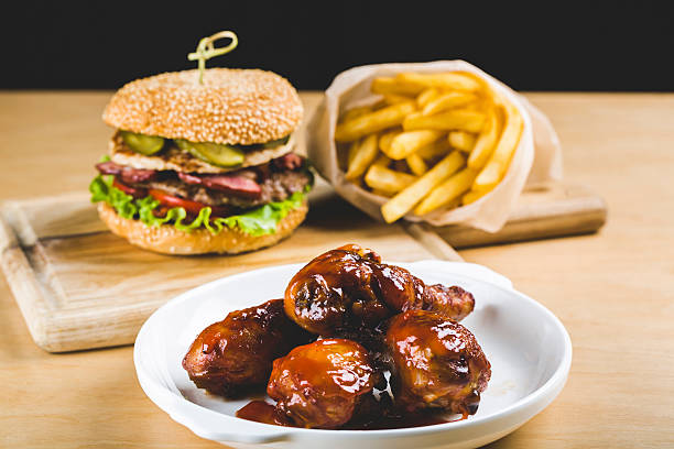 istock Close-up of home made burgers 628347530