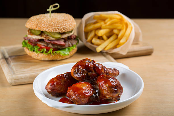 istock Close-up of home made burgers 628347600