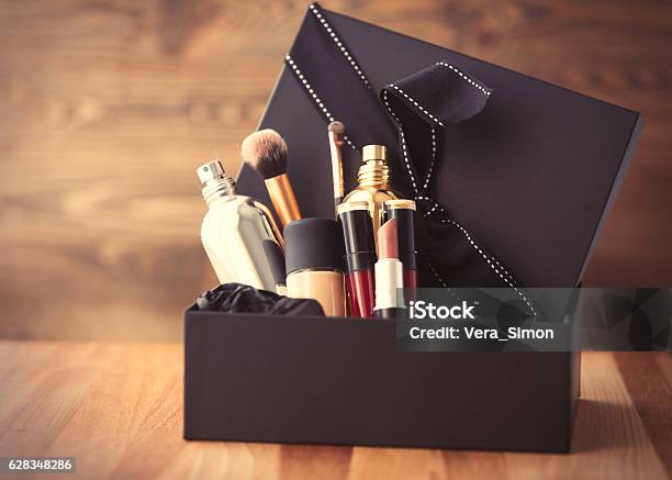 Vintage Cosmetic Bottles Stock Photo - Download Image Now - Gift, Beauty, Make-Up