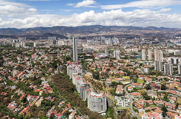 istock aerial view of Interlomas in Mexico City 628356096