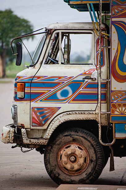 istock Truck in vintage style Thailand. 628357828
