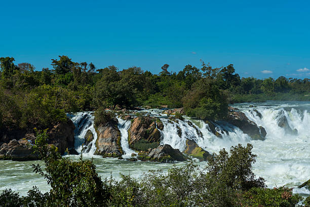 istock Khong river, national river of Asian 628360294