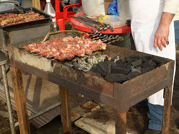 istock Cooking food on the grill. 628360914