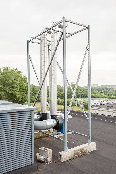 istock air ducts on the roof 628362320