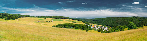 istock Panoramic View Of Rural Landscape In Germany 628366036