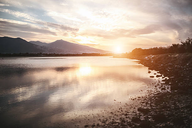 istock Nature and City - Lake and mountain 628366642