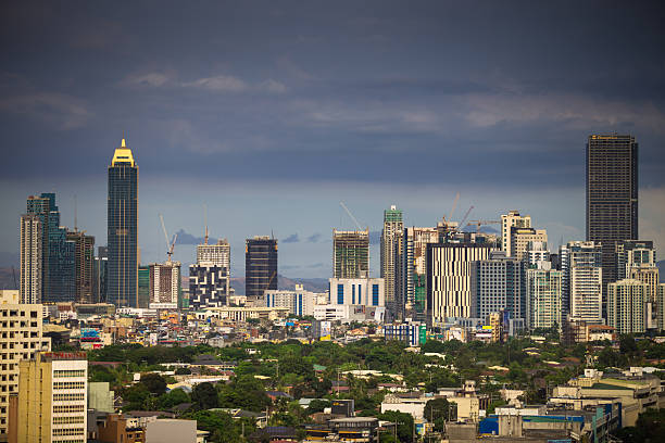 istock Homes and Office Buildings in Manila 628369300