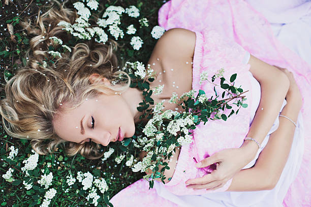 Sleeping Beauty In The Garden