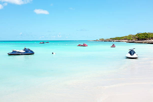 istock Eagle beach on Aruba island in the Caribbean sea 628401268