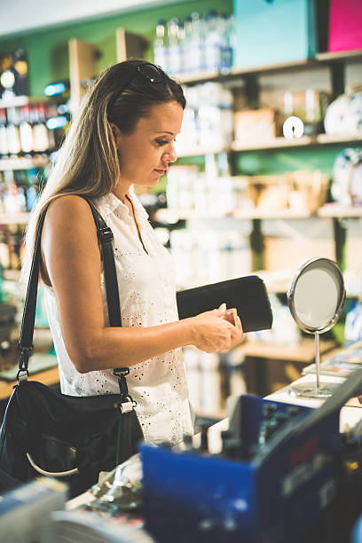 istock Young woman in a store 628407646