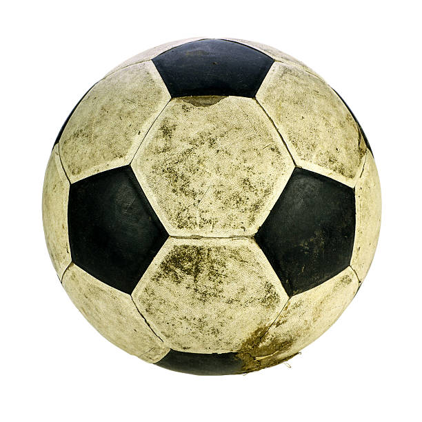 istock Shabby soccer ball. 628408254