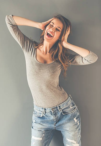 istock Beautiful stylish woman 628409038