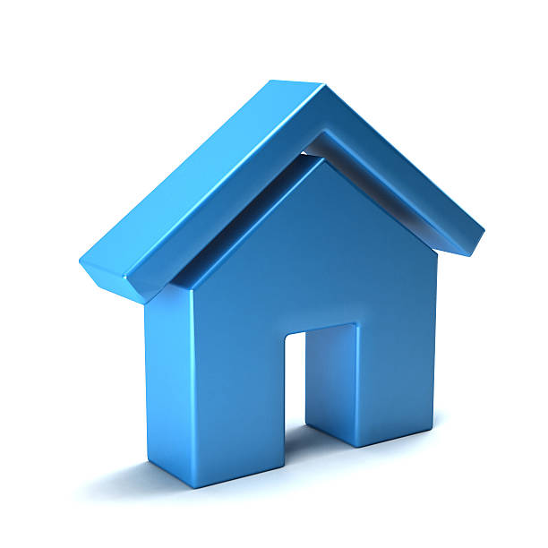 istock Real Estate House Logo. 3D Rendering Illustration 628410082