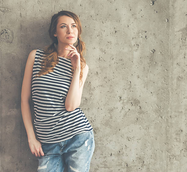 istock Beautiful stylish woman 628410464