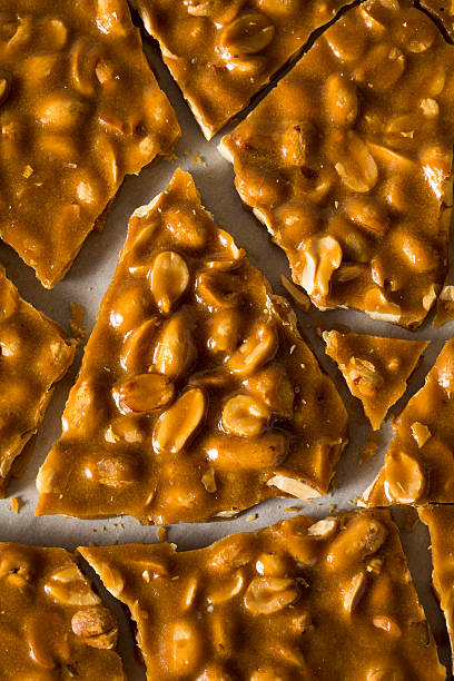 istock Homemade Holiday Peanut Brittle 628417446