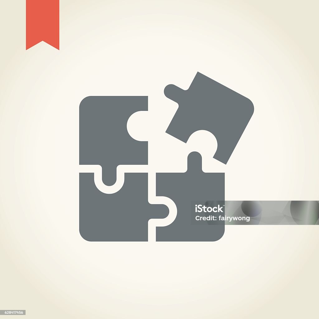 Jigsaw puzzle icon Jigsaw puzzle icon,vector illustration. Icon Symbol stock vector