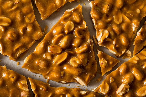 istock Homemade Holiday Peanut Brittle 628417466