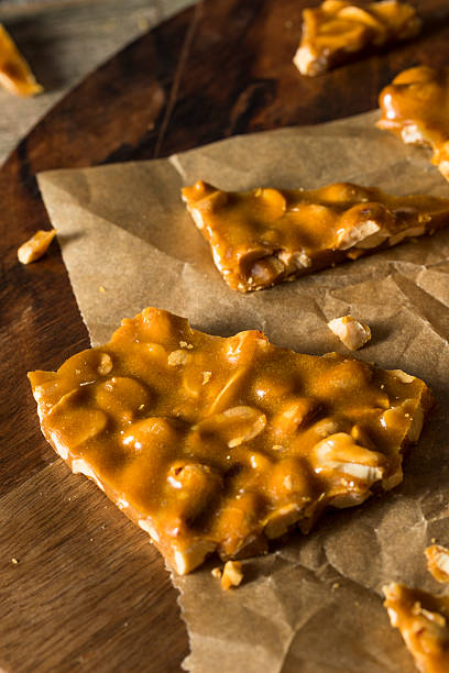 istock Homemade Holiday Peanut Brittle 628417500