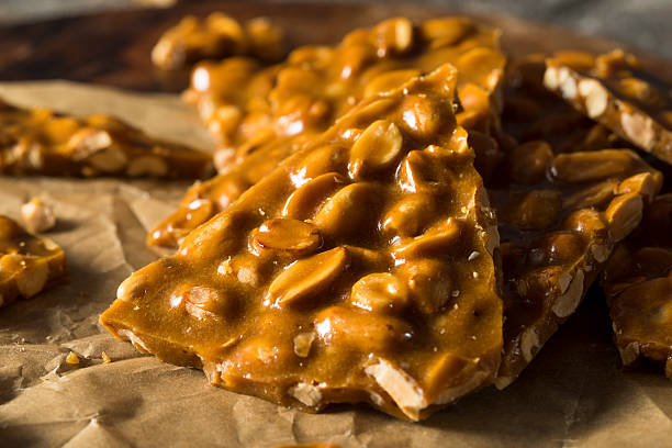 istock Homemade Holiday Peanut Brittle 628417566