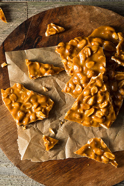 istock Homemade Holiday Peanut Brittle 628417656