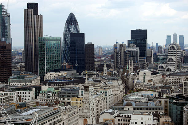 istock view of London financial district 628418924