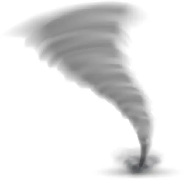 Vector illustration of Isolated Tornado