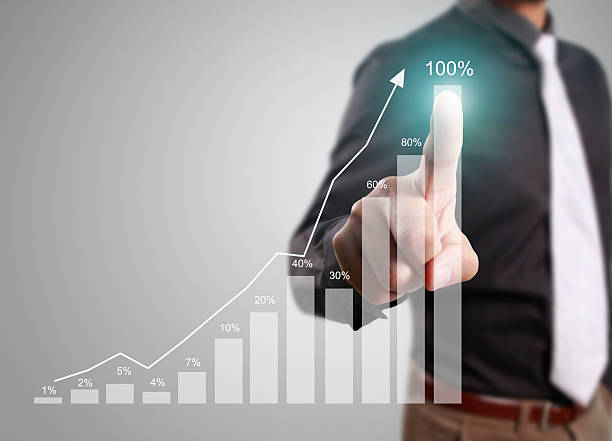 istock financial symbols coming from hand 628440566