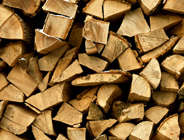 istock Pile of firewood. 628453858