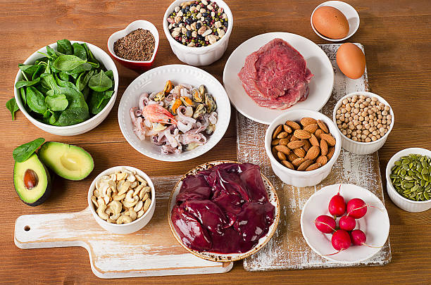 istock Foods with Zinc mineral. 628461664