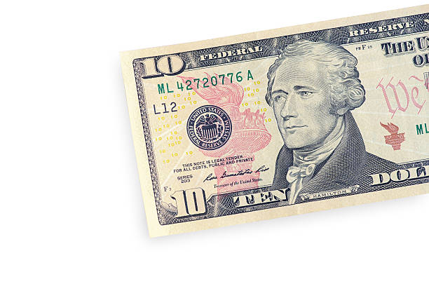 istock Close up of  ten dollar 628463698